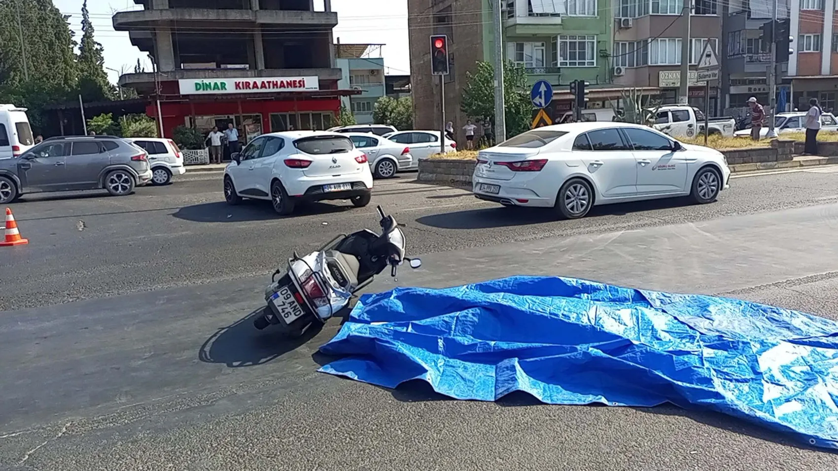 Nazilli yolunda motosiklet kazası 28 yaşındaki sürücü hayatını kaybetti