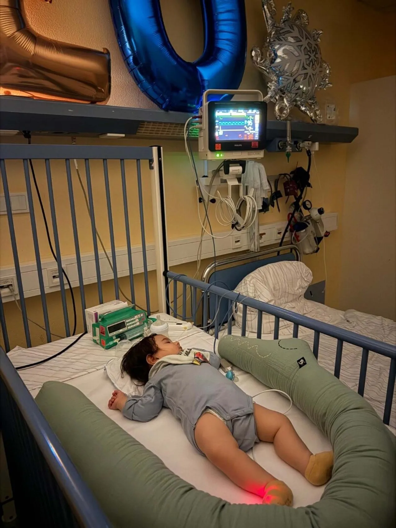 SMA hastası Teoman bebek tedavisini tamamlayıp evine döndü
