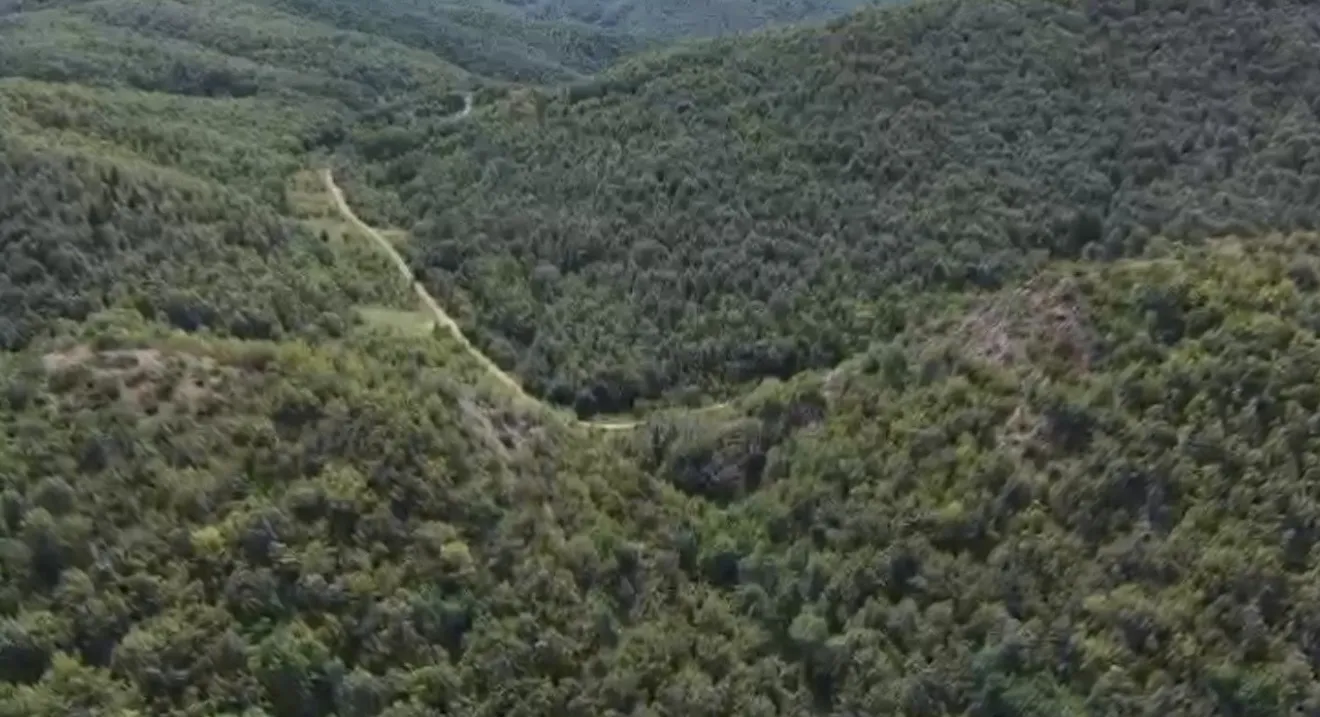 Bartın’daki devasa yeraltı şelalesi dronla görüntülendi