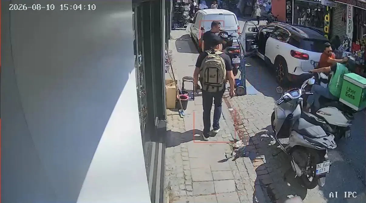 Trafikte kuryeye saldıran sürücüye 180 bin lira ceza kesildi