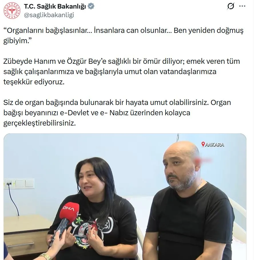 Bir tıkla organ bağışçısı olmak mümkün