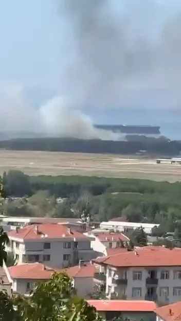 Yalova semalarında eğitim uçuşu yapan F16 düştü
