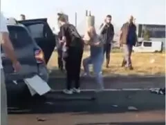 Düzce’de kavşak kazası beş kişiyi hastanelik etti