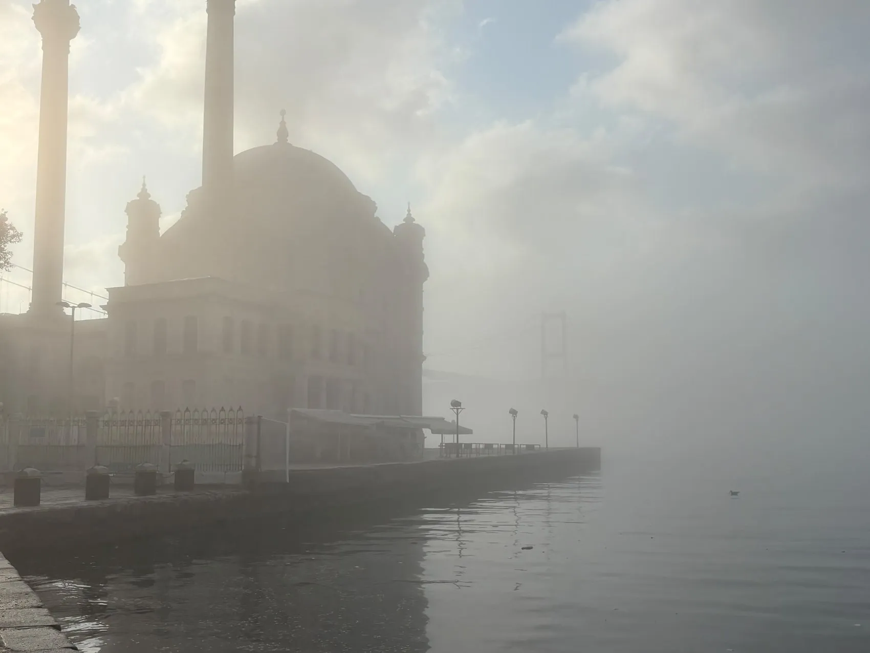 İstanbul Boğazı'nda yoğun sis deniz trafiğini durdurdu