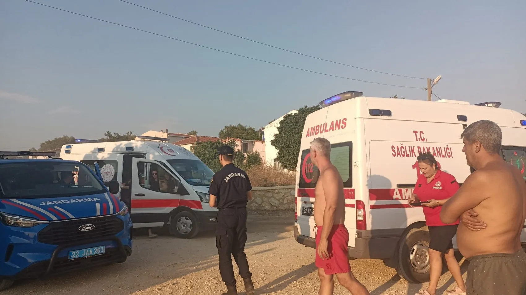 Saros Körfezi'nde deniz faciasından dönüldü