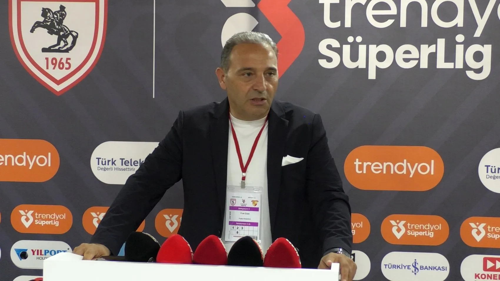 Samsunspor'da Fuat Çapa'dan transfer ve hedef açıklaması