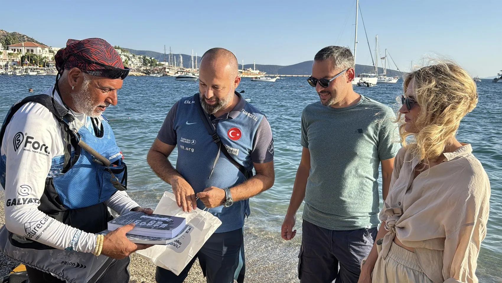 Emekli astsubayın kanoyla Türkiye turu 83 günde Bodrum'a ulaştı