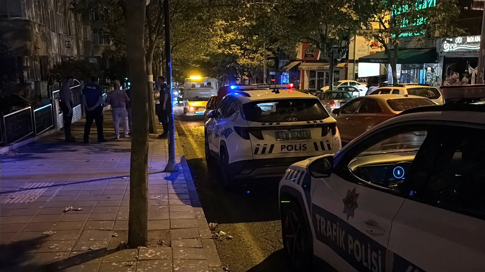 Çorlu'da otomobili bırakıp kaldırımda uyuyan sürücüye ağır fatura