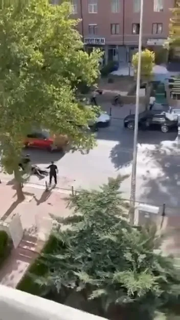 Konya’da sokak ortasında cinayet kamerada