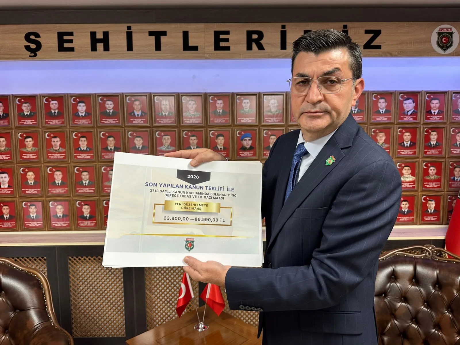 Şehit yakınları ve gazilerin maaşlarına dev zam