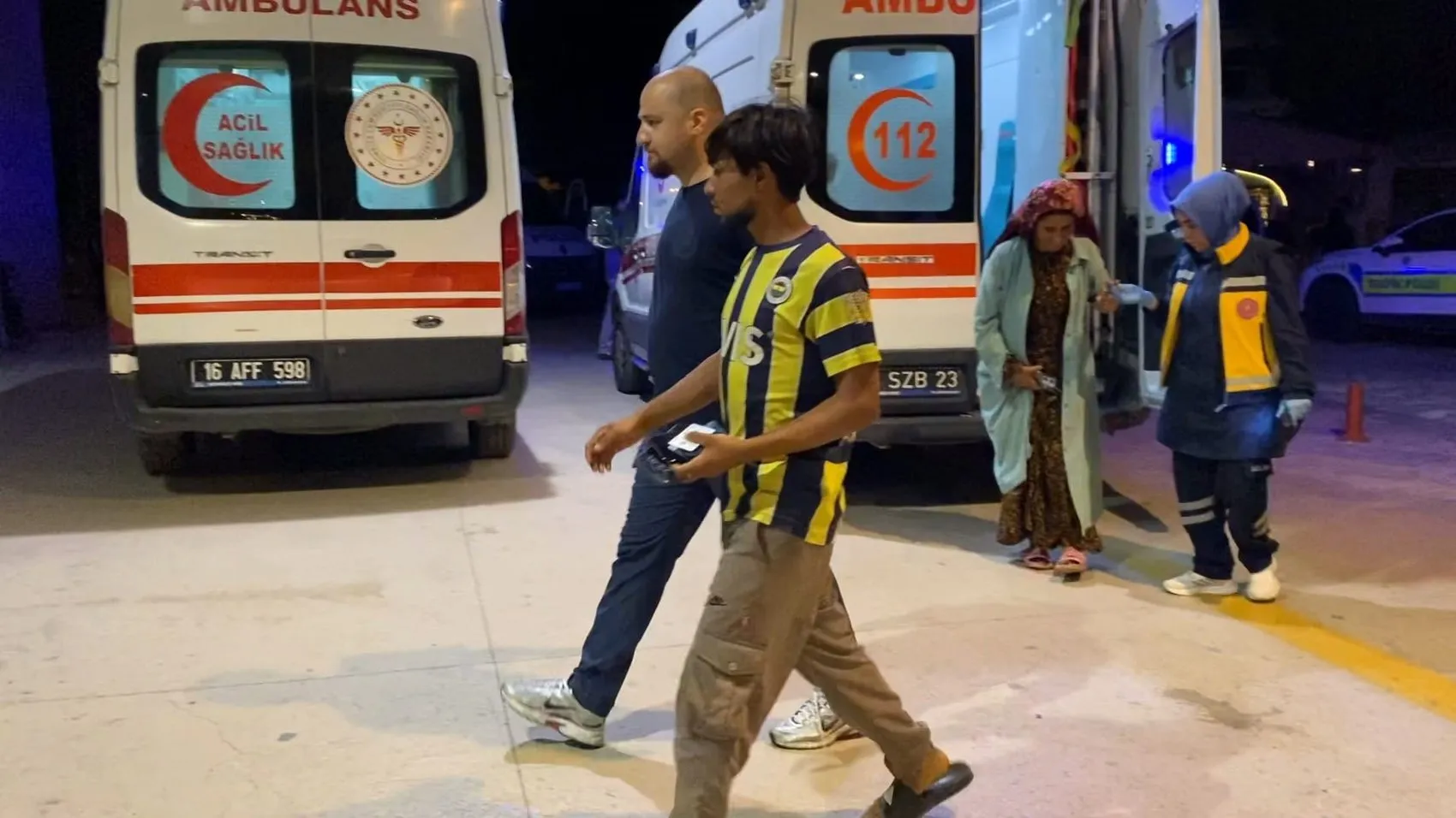 İnegöl'de çadır kentteki kavgada 6 kişi hastanelik oldu