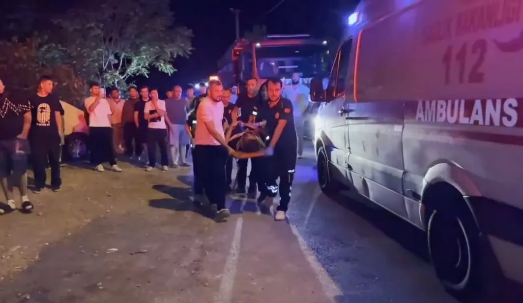 Bursa'da gece yarısı korkunç kaza Otomobil uçuruma yuvarlandı