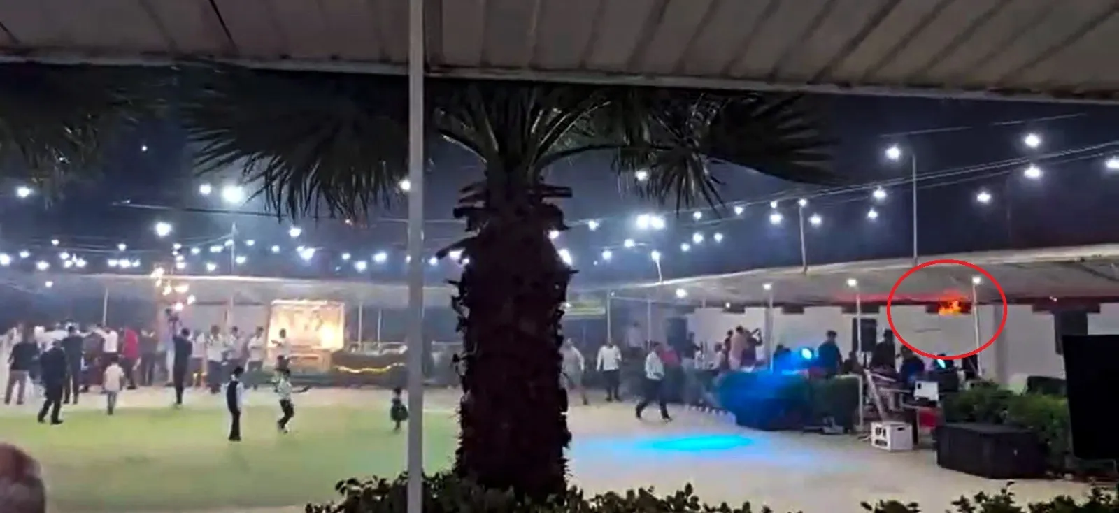 Reyhanlı'da düğün eğlencesi yangına dönüştü