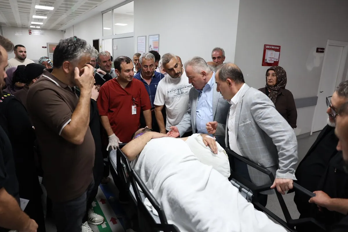 Arı bakımı yaparken iskeleden düşen belediye başkanı hastanelik oldu