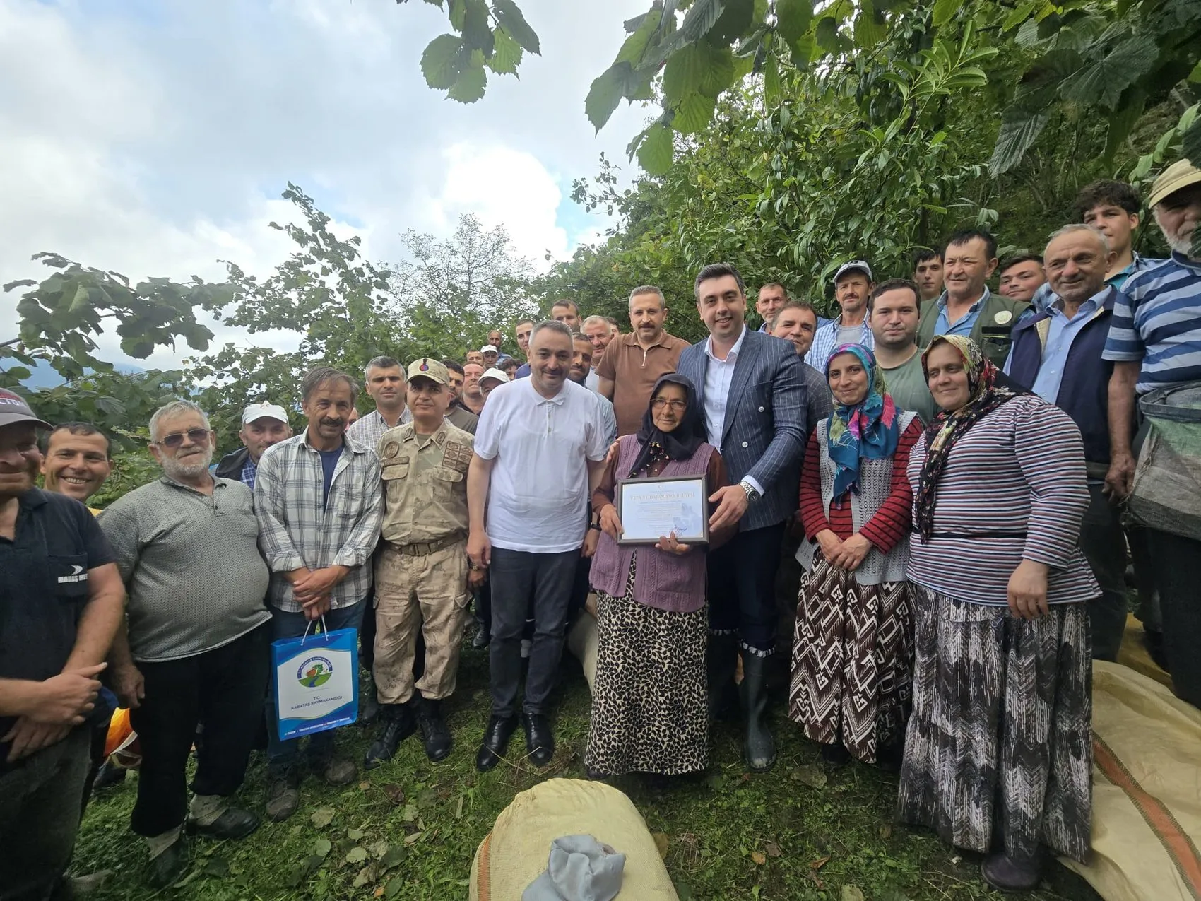 Ordu’da bir ton fındık cami için imeceyle toplandı