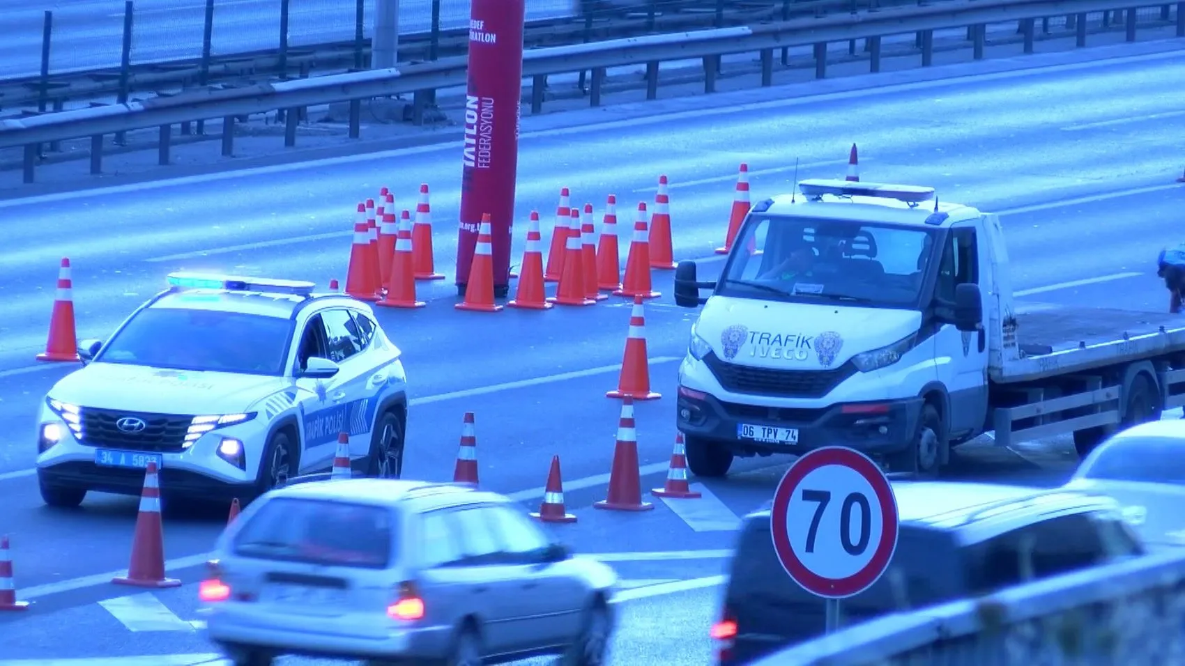 İstanbul’da triatlon yarışı nedeniyle bazı yollar kapalı