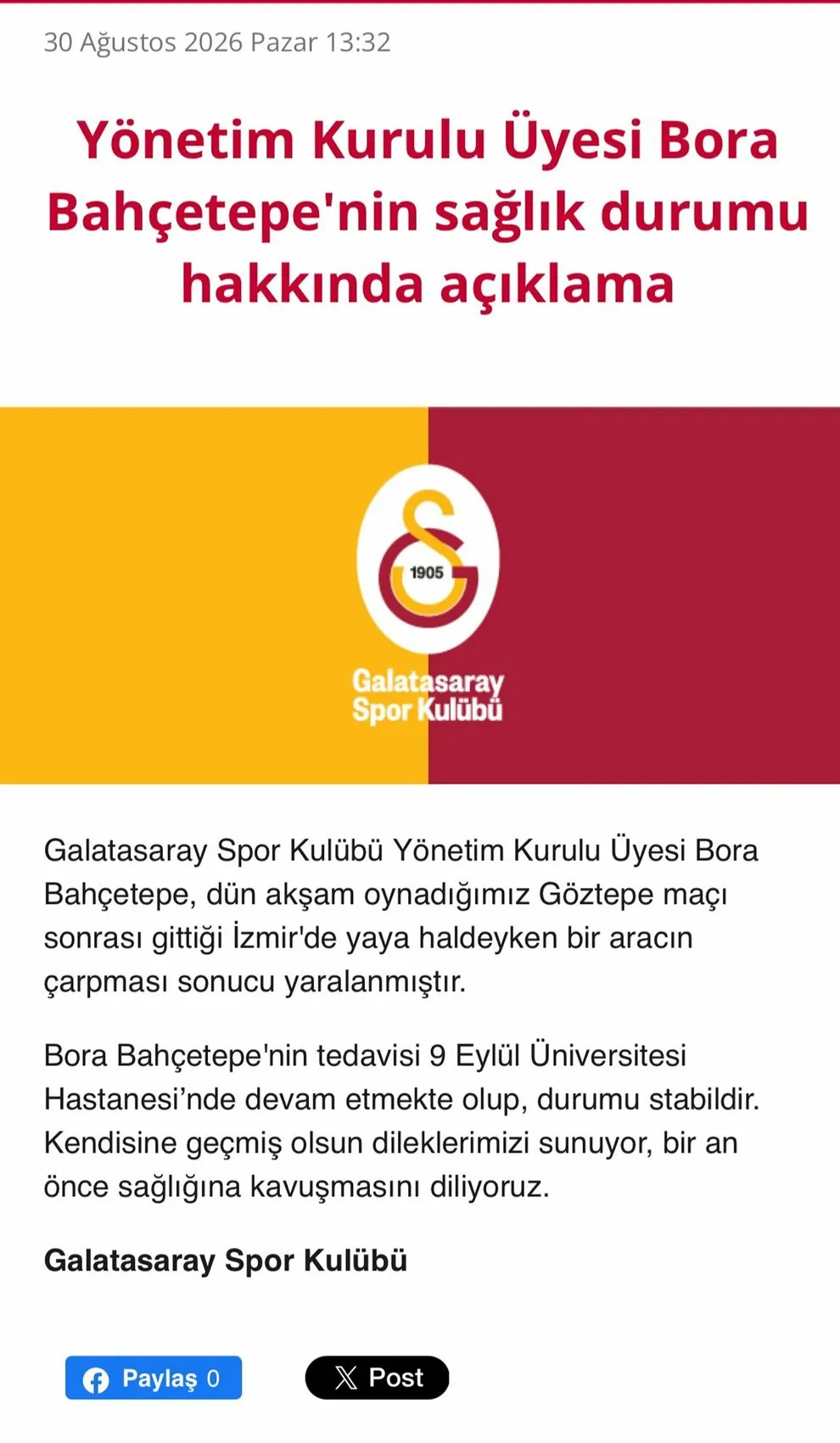 Galatasaraylı yöneticiye Alaçatı'da talihsiz kaza: Yoğun bakımda tedavi görüyor