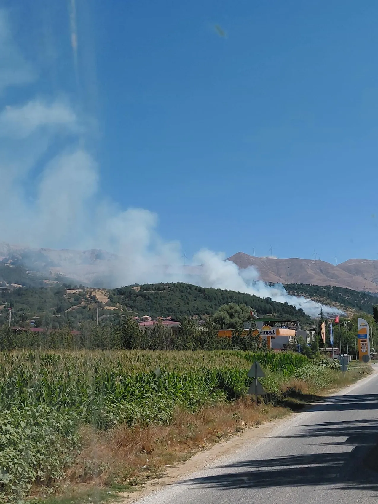 Kiraz'da alevler ormana sıçradı, 4 uçak 5 helikopter havadan müdahale ediyor