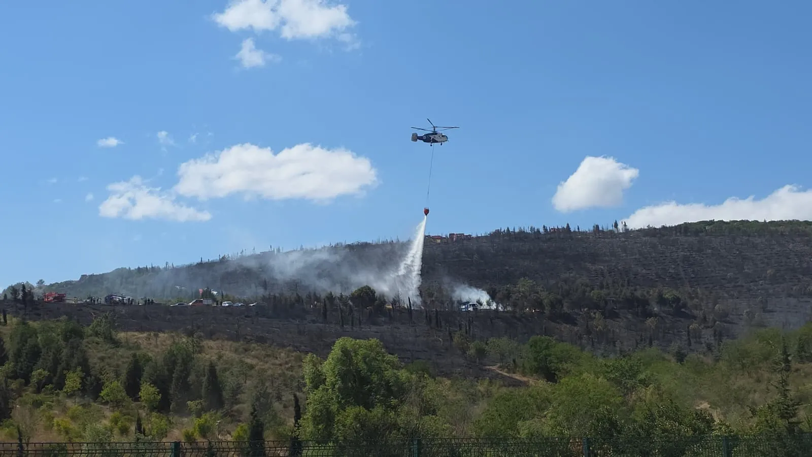 Gebze Beylikdağı’nda orman yangını korkuttu