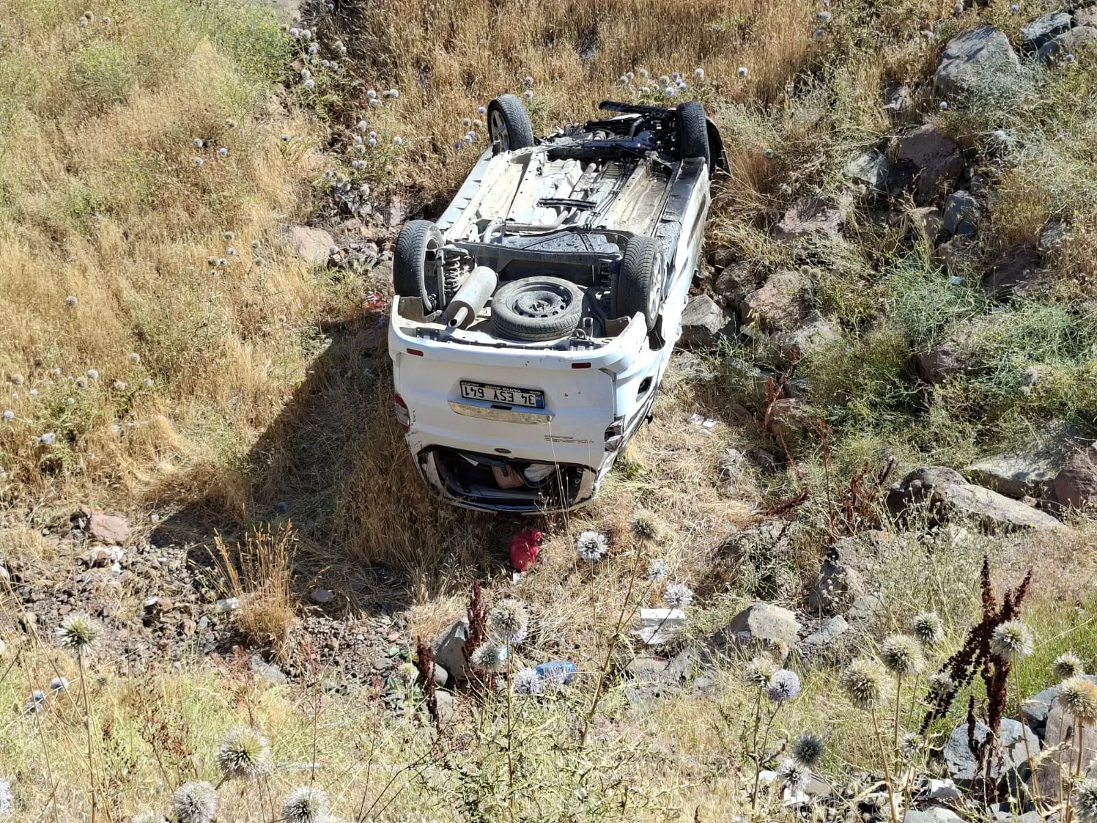 Bingöl yolunda trafik kazası Altı kişi hastaneye kaldırıldı