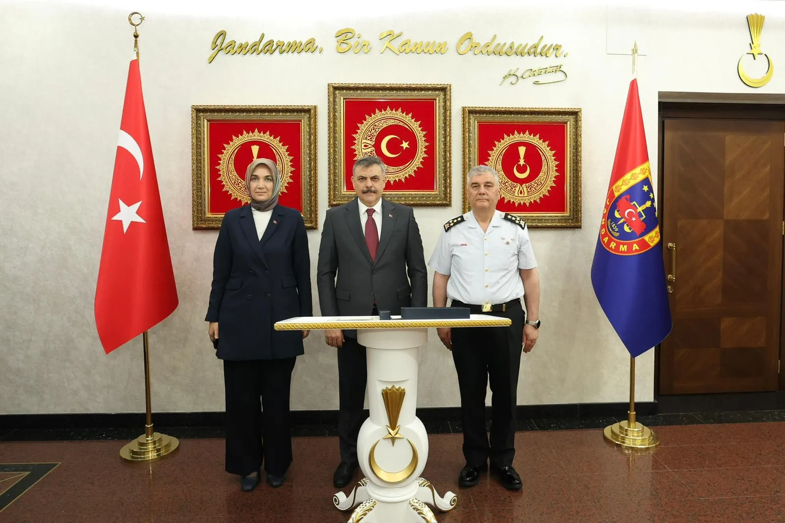 Jandarmada rütbe terfi töreni Bakan Çiftçi'den 'Terörsüz Türkiye' vurgusu