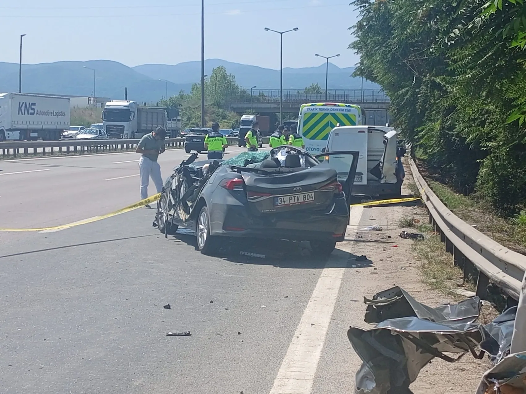 Sakarya'da feci kaza Uzman onbaşı hayatını kaybetti