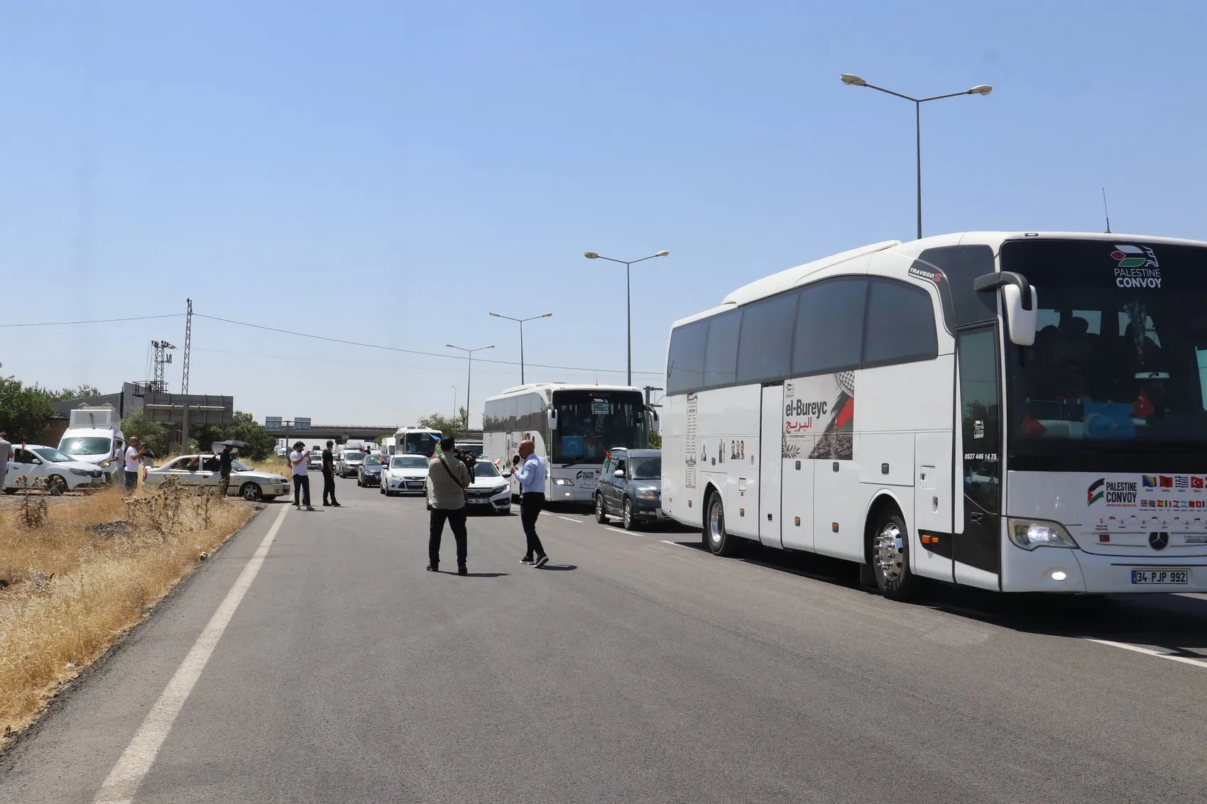 Avrupa’dan Filistin’e Destek Konvoyu Diyarbakır’a Geldi