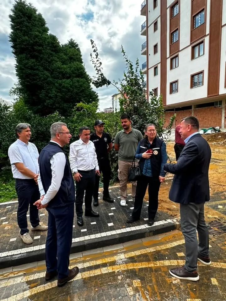 Giresun'da sel felaketi: Çınarcık Deresi'nin taşma anı dehşete düşürdü