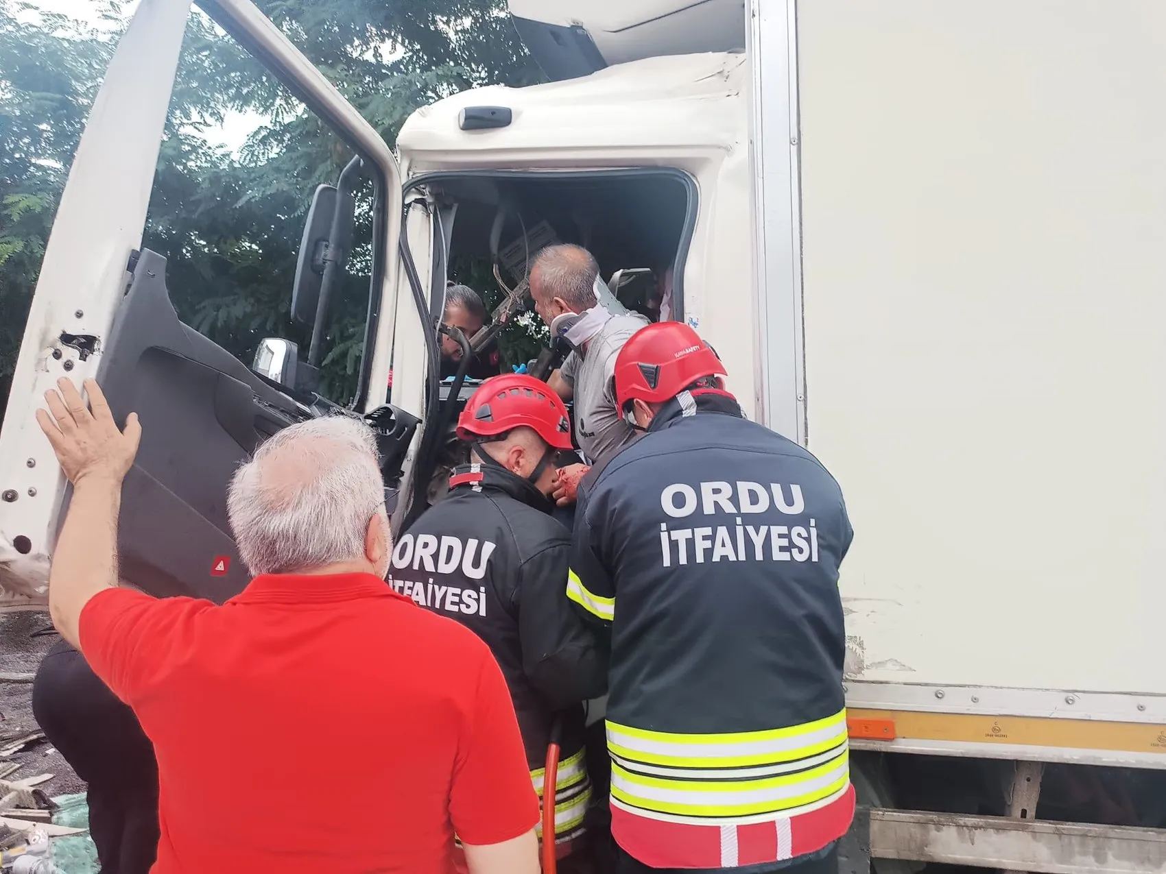 Fatsa’da zincirleme kaza 4 kişi yaralandı
