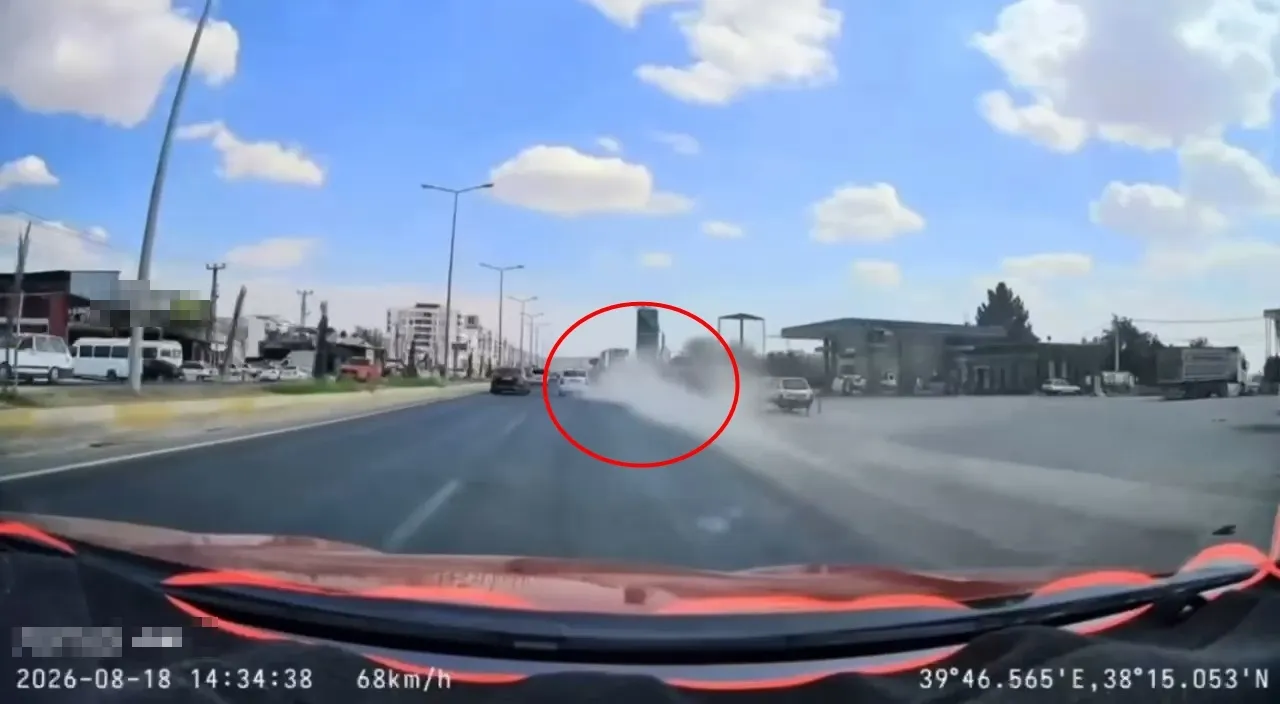 Diyarbakır trafiğinde iki çocuğun ölüme davetiye çıkardığı o anlar