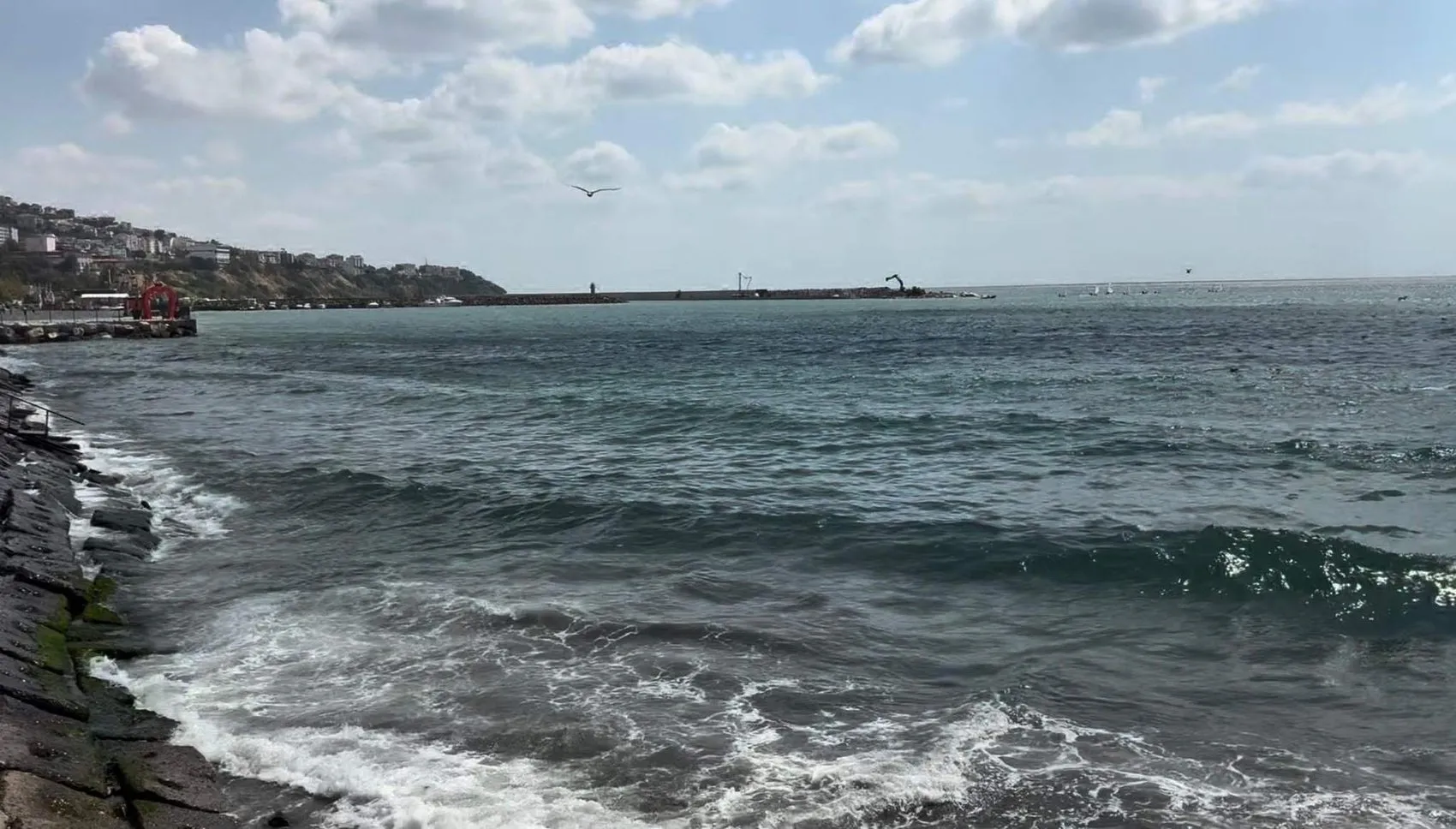 Tekirdağ'da sert rüzgar günlük hayatı durdurdu