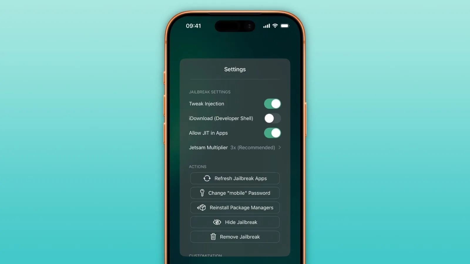 Dopamine 3 jailbreak desteklenen cihazlar