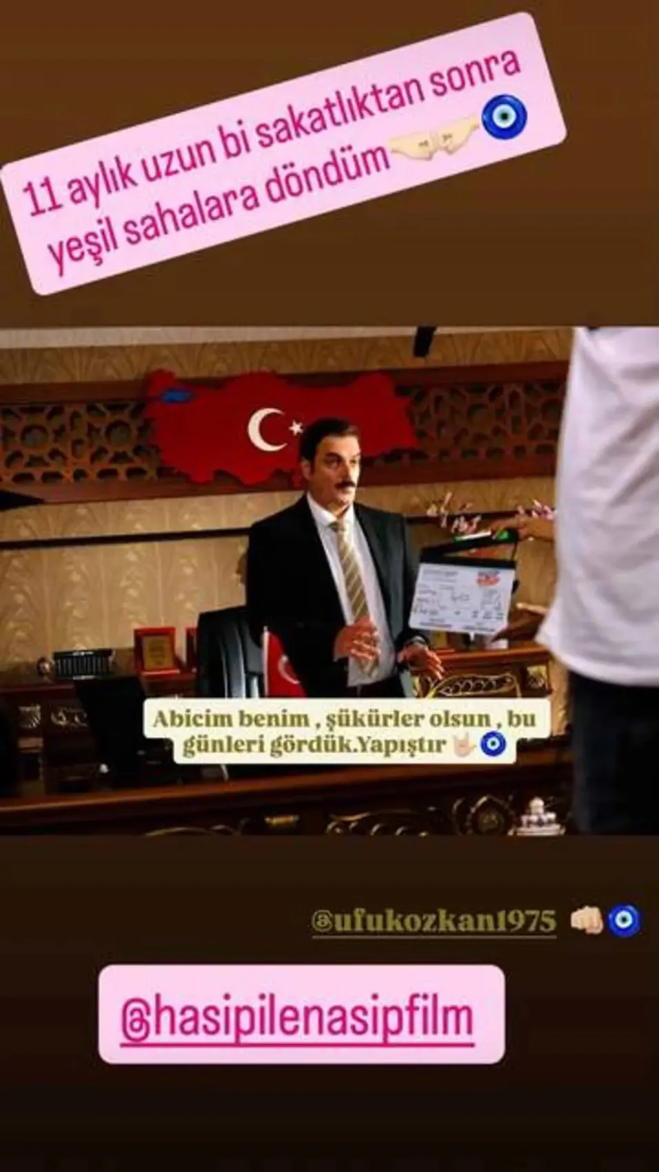 Ufuk Özkan aylar sonra setlere döndü! Son hali ortaya çıktı 3