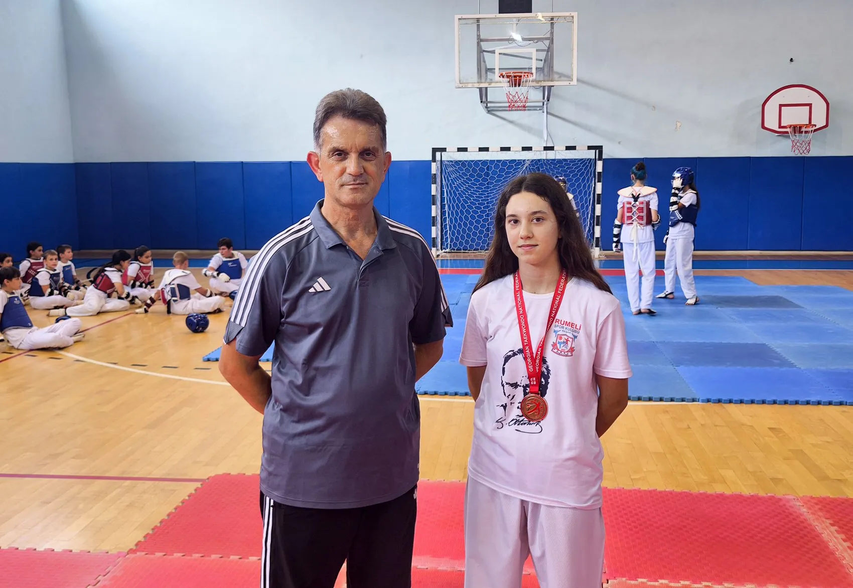 Edirneli Eslin Gürcistan’da madalyayı kaptı