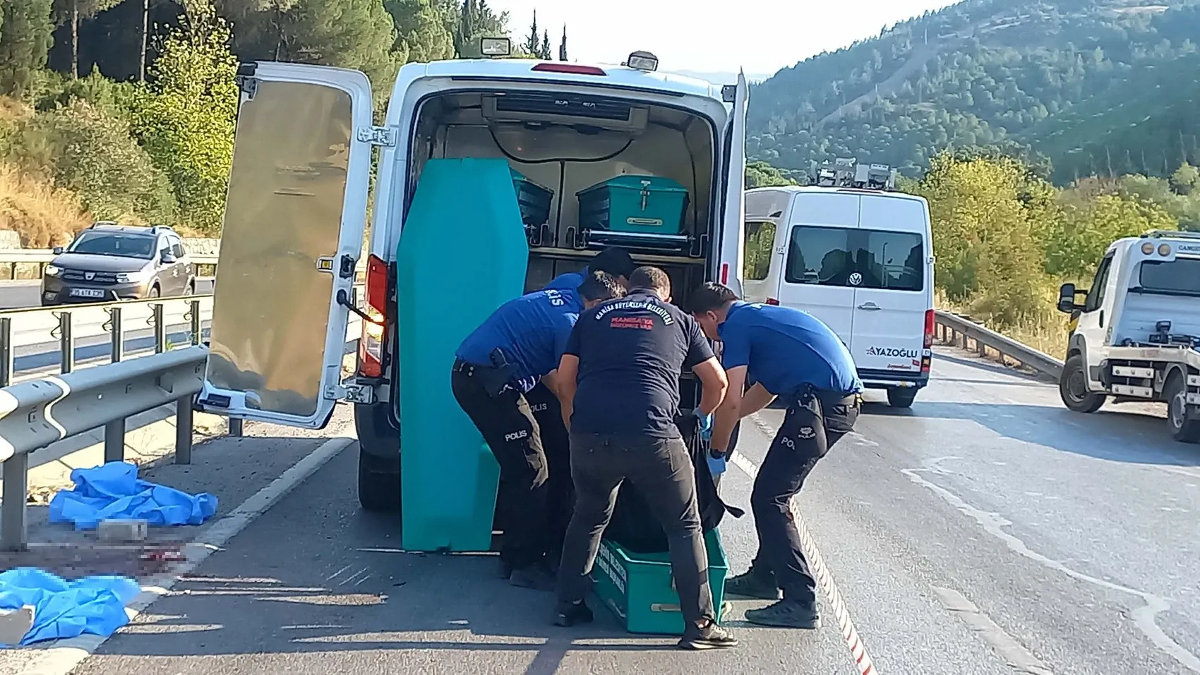 Manisa’da motosiklet kazası Bir kişi hayatını kaybetti