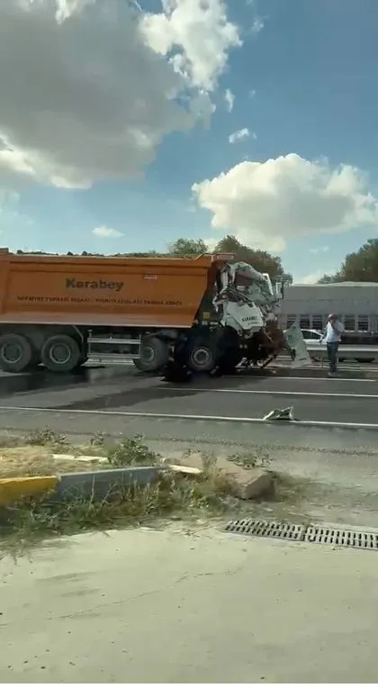 Ankara Temelli yolunda zincirleme kaza 17 canı etkiledi