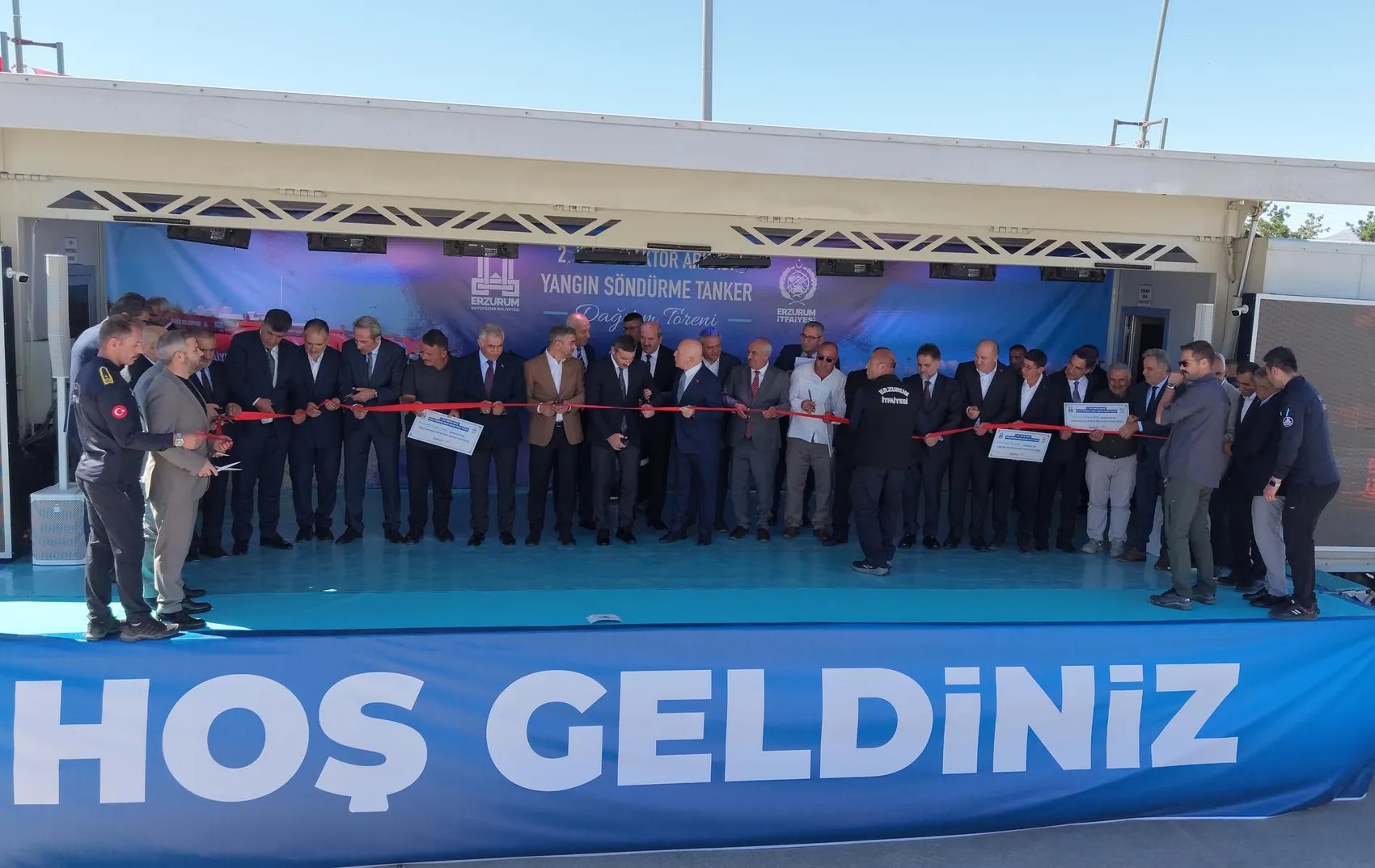Erzurum'un kırsalında yangın korkusuna karşı 60 milyon liralık dev önlem