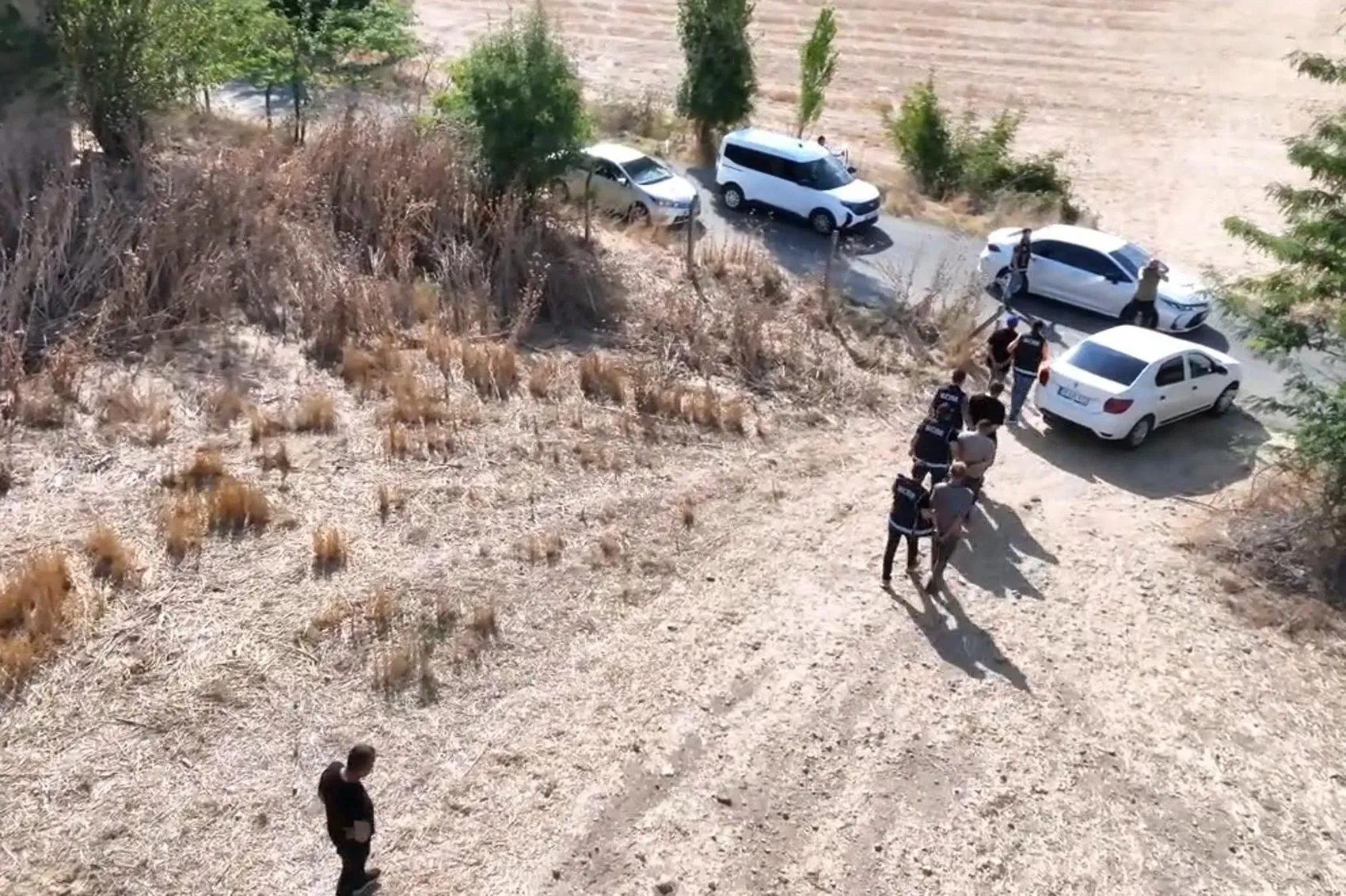 Şeytandere'de define hayalleri hüsranla bitti: Dronla izlendiler