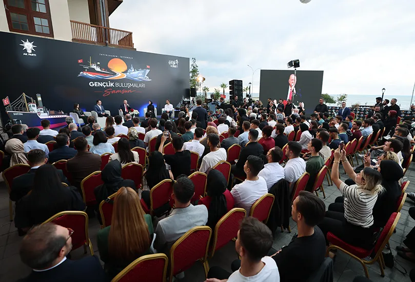 Samsun'da gençlerle buluşan Erdoğan'dan tarihi mesaj: Yarın kaptan köşkünde siz olacaksınız