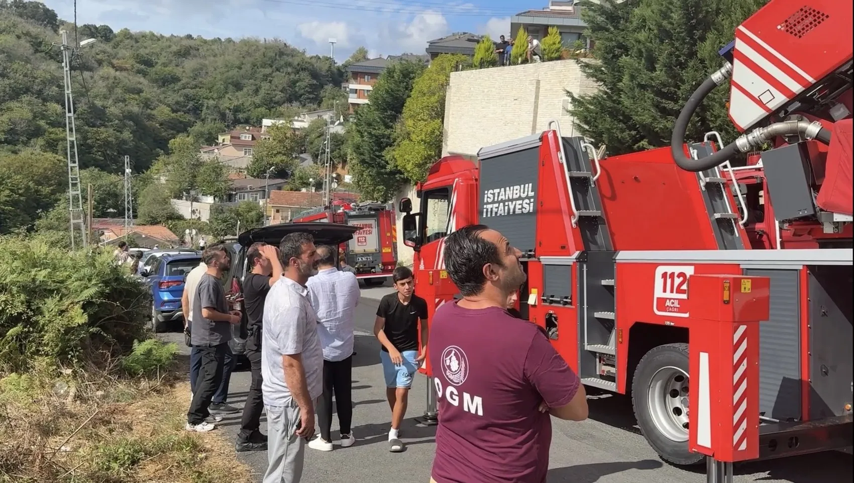 Sarıyer'de kurutma makinesi dehşeti: 8 kişi alevlerin arasından son anda kurtarıldı