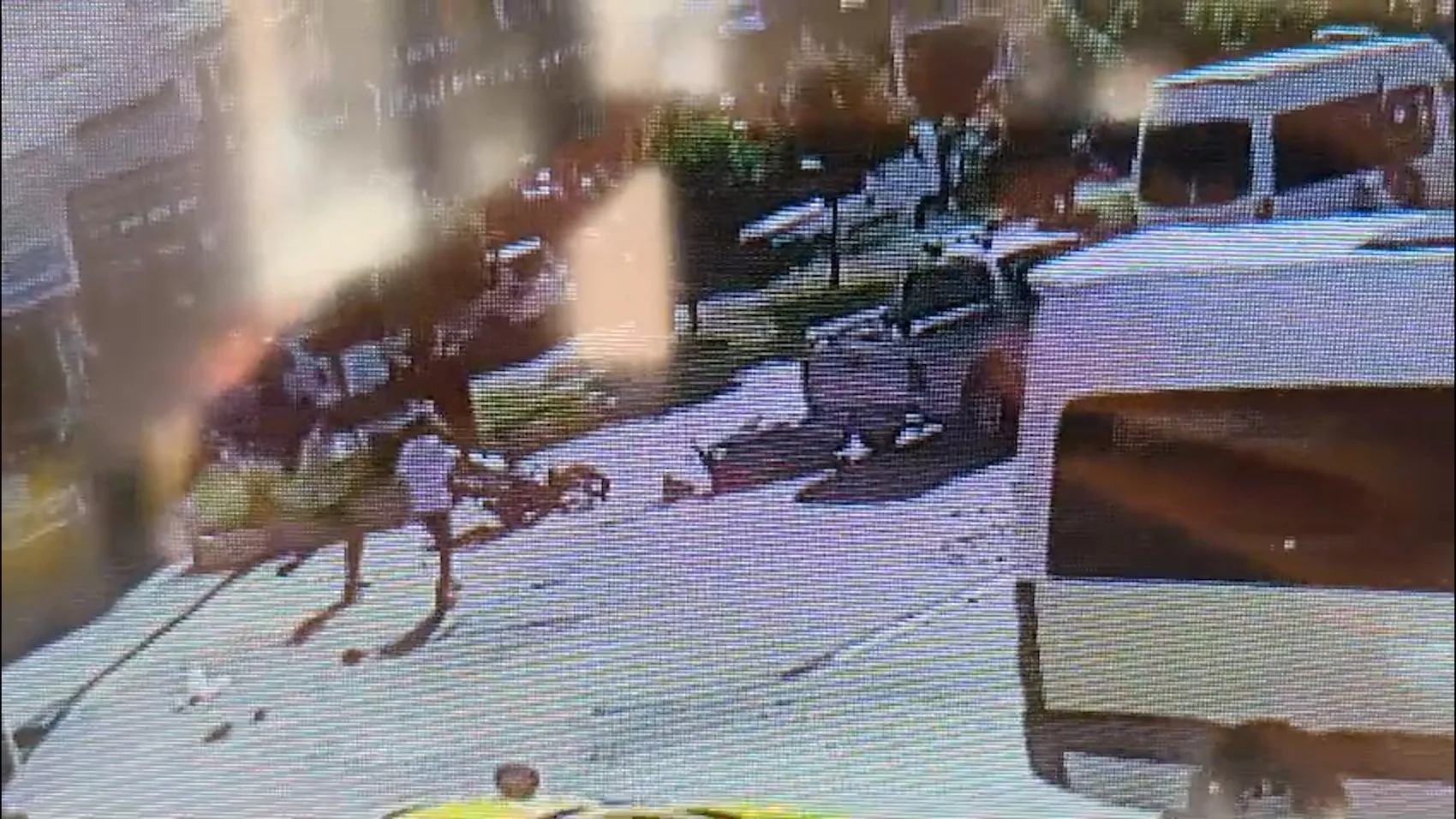 Pazar'da motosikletlerin kafa kafaya çarpıştığı o anlar kamerada