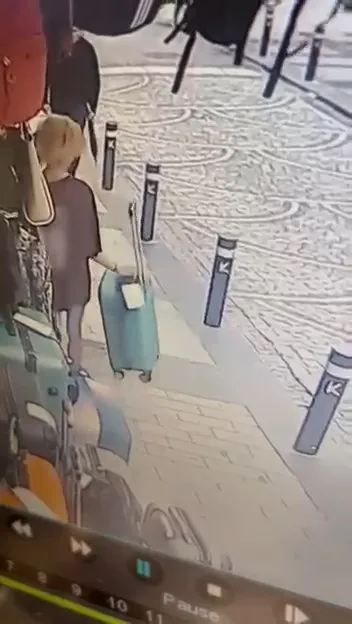 Kadıköy'de pes dedirten anlar: Mağaza önündeki valizi gözüne kestirip böyle götürdü