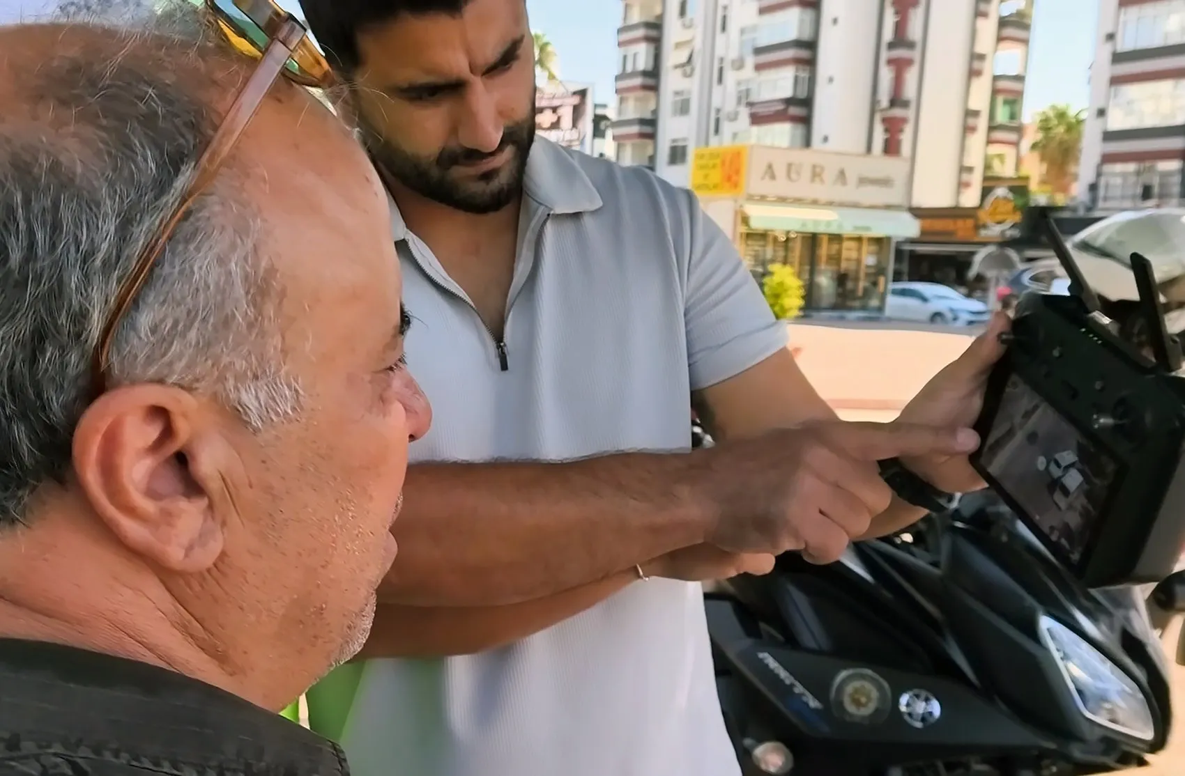 Dronla yakalandı, görüntüleri izledi ama yine de ikna olmadı: Adım atacak ki durayım