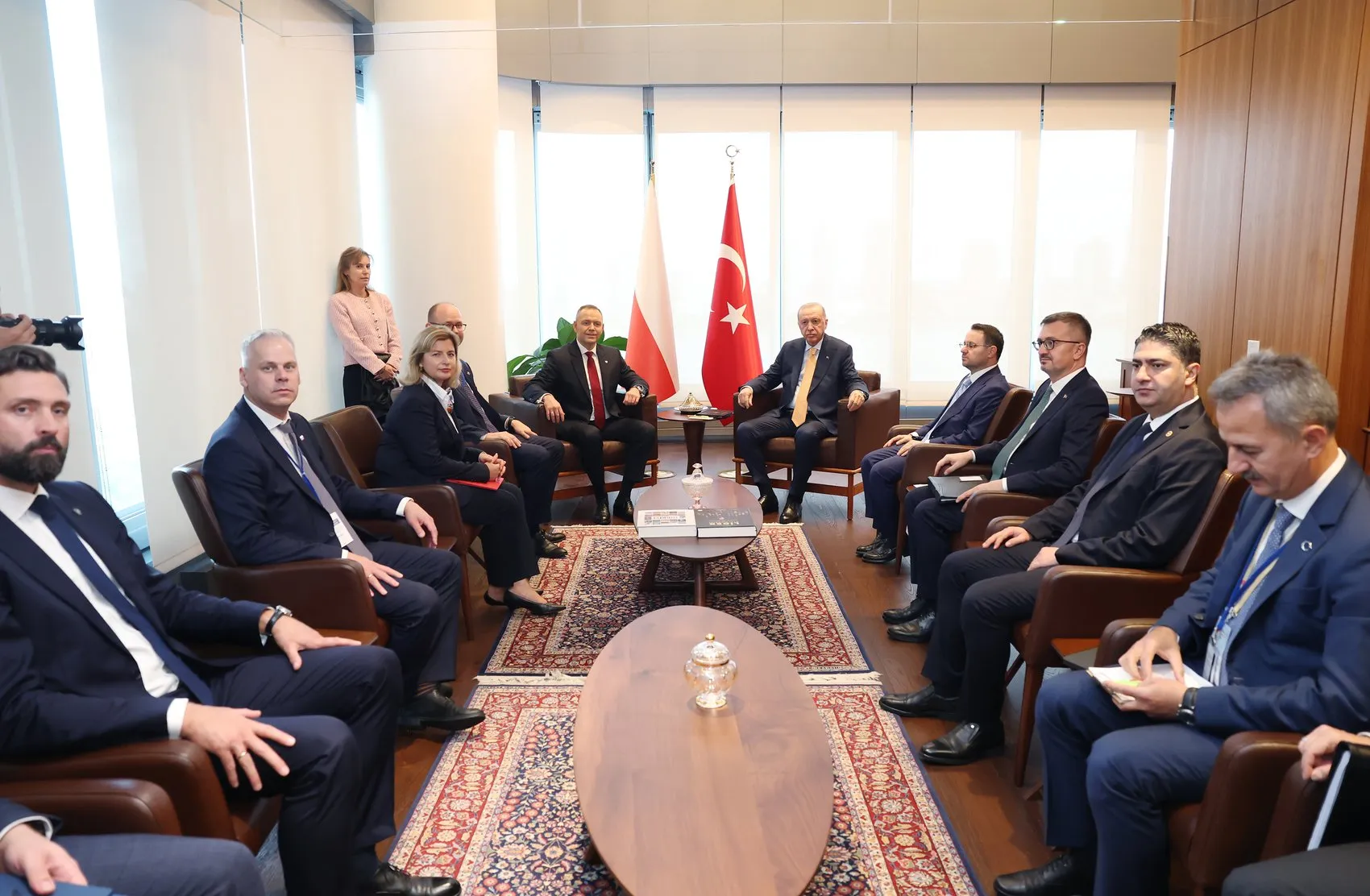 New York'ta kritik zirve: Erdoğan ve Nawrocki Türkevi'nde buluştu