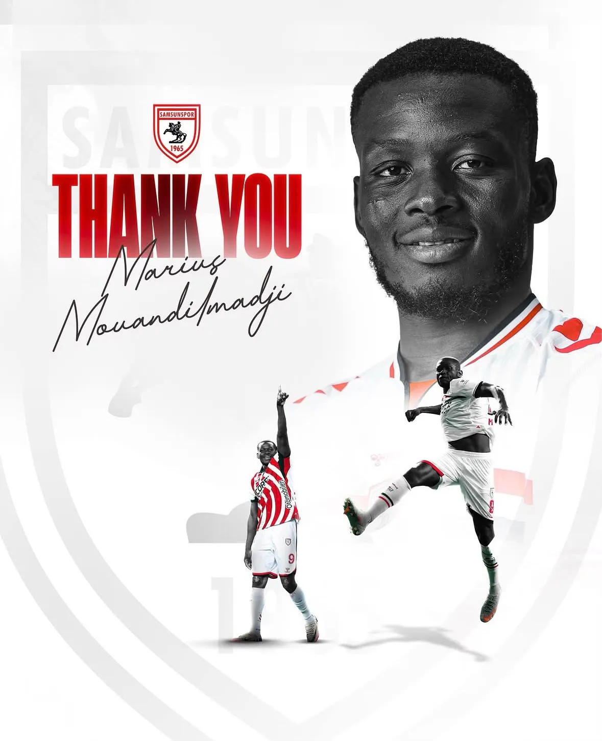 Samsunspor'da Marius Mouandilmadji dönemi sona erdi: Yeni durağı Yunanistan oldu