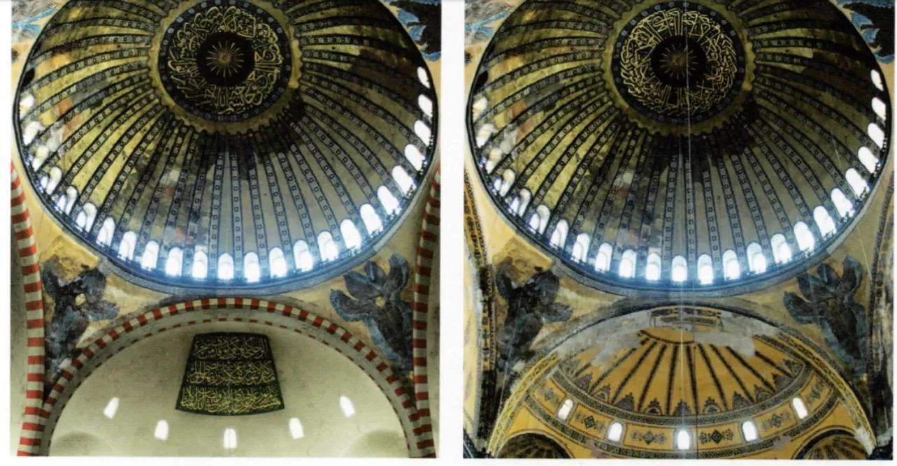 Ayasofya'da dev restorasyon: Doğu yarım kubbe için kritik süreç başlıyor