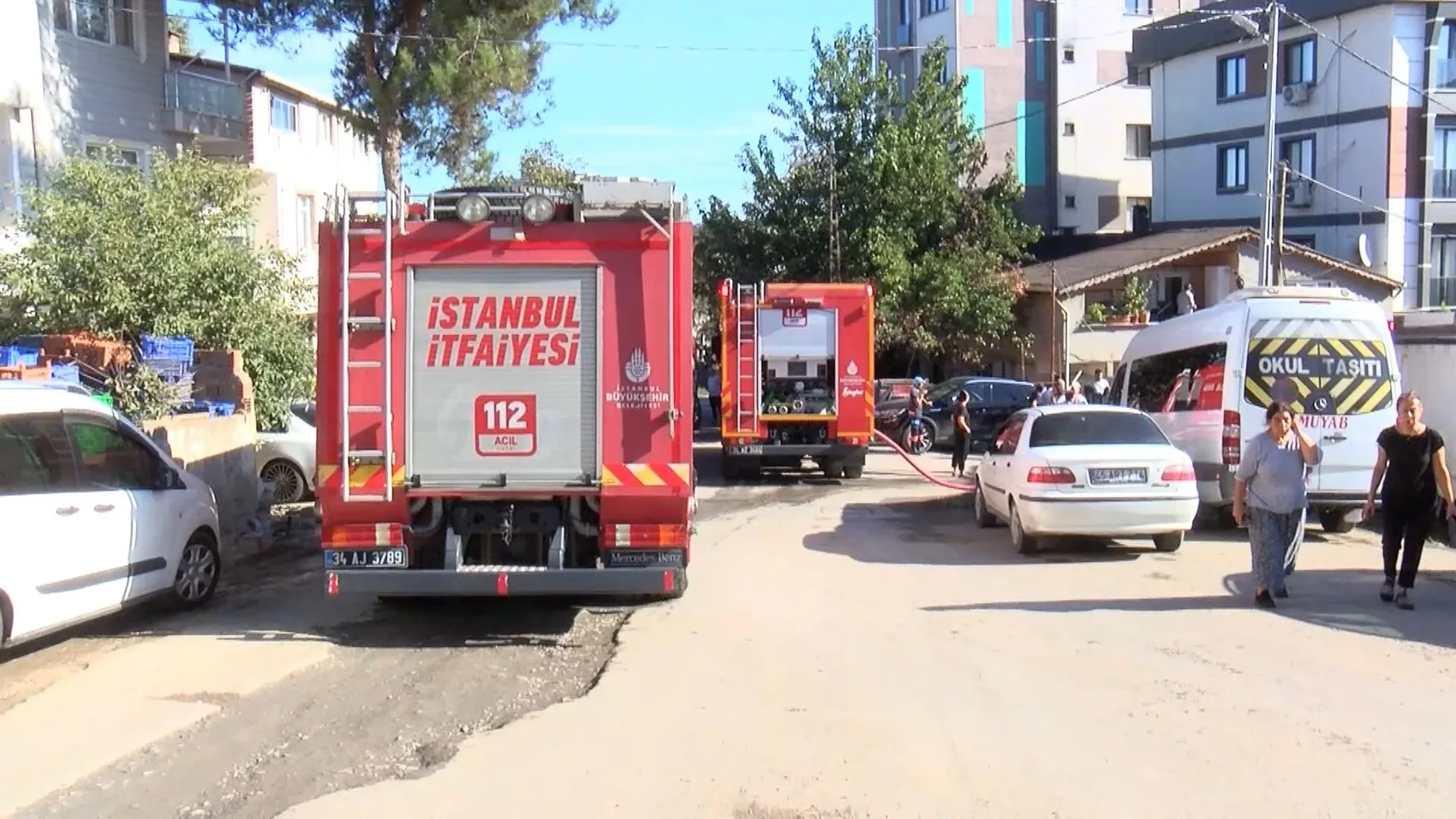 Tuzla'da tadilat faciası: Çatıdaki kıvılcımlar bir anda evi sardı