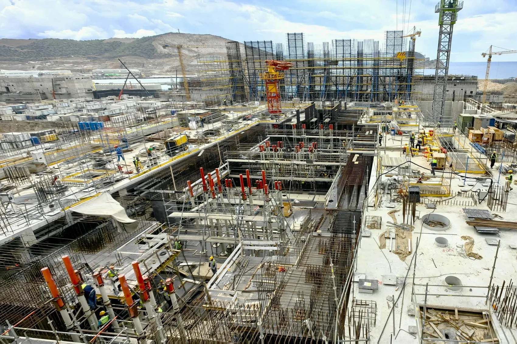 Akkuyu NGS'de devasa beton dökümü: 4'üncü ünitede kritik aşama geride kaldı