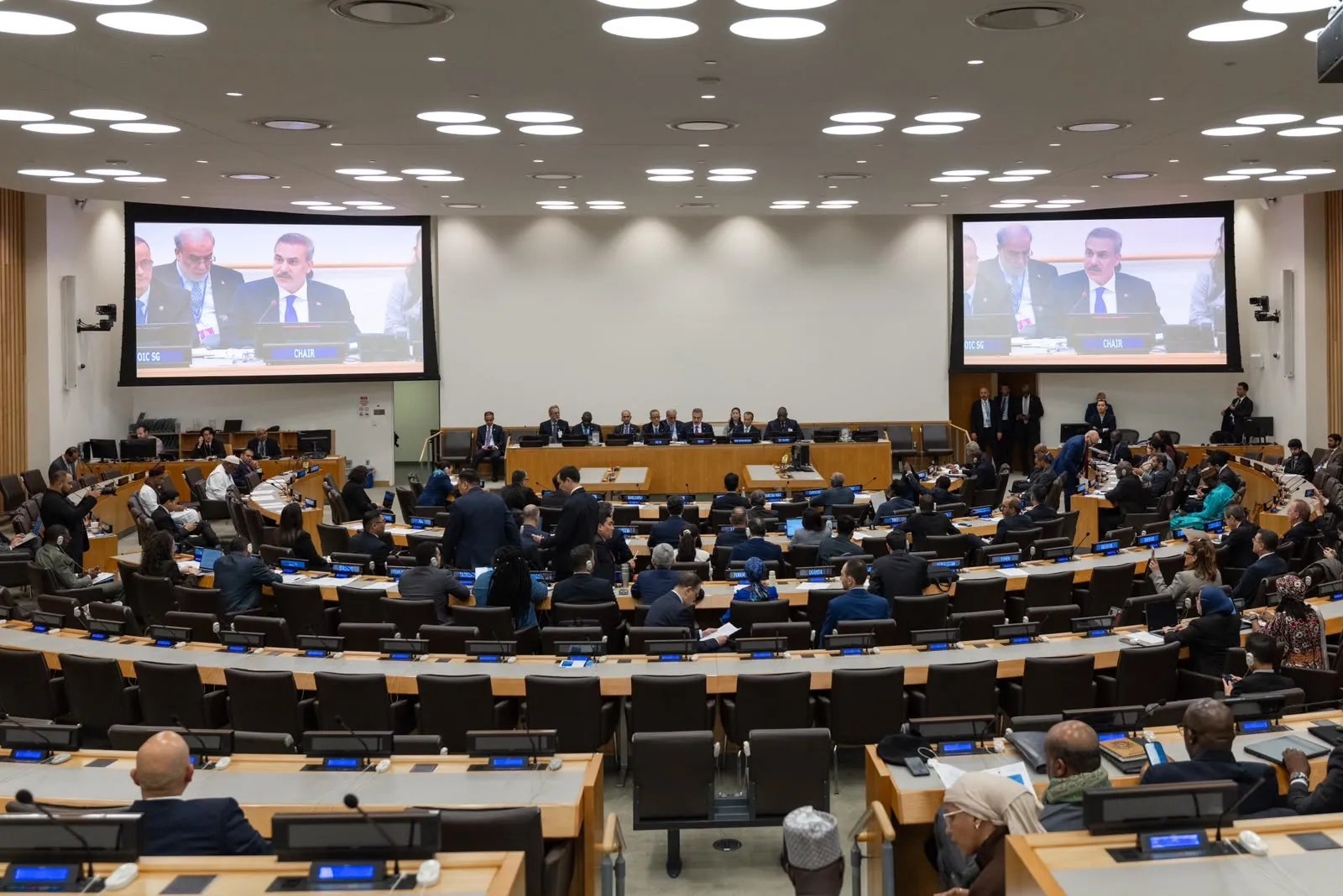 İslam dünyasının gözü New York'ta: Hakan Fidan kritik zirveye liderlik etti