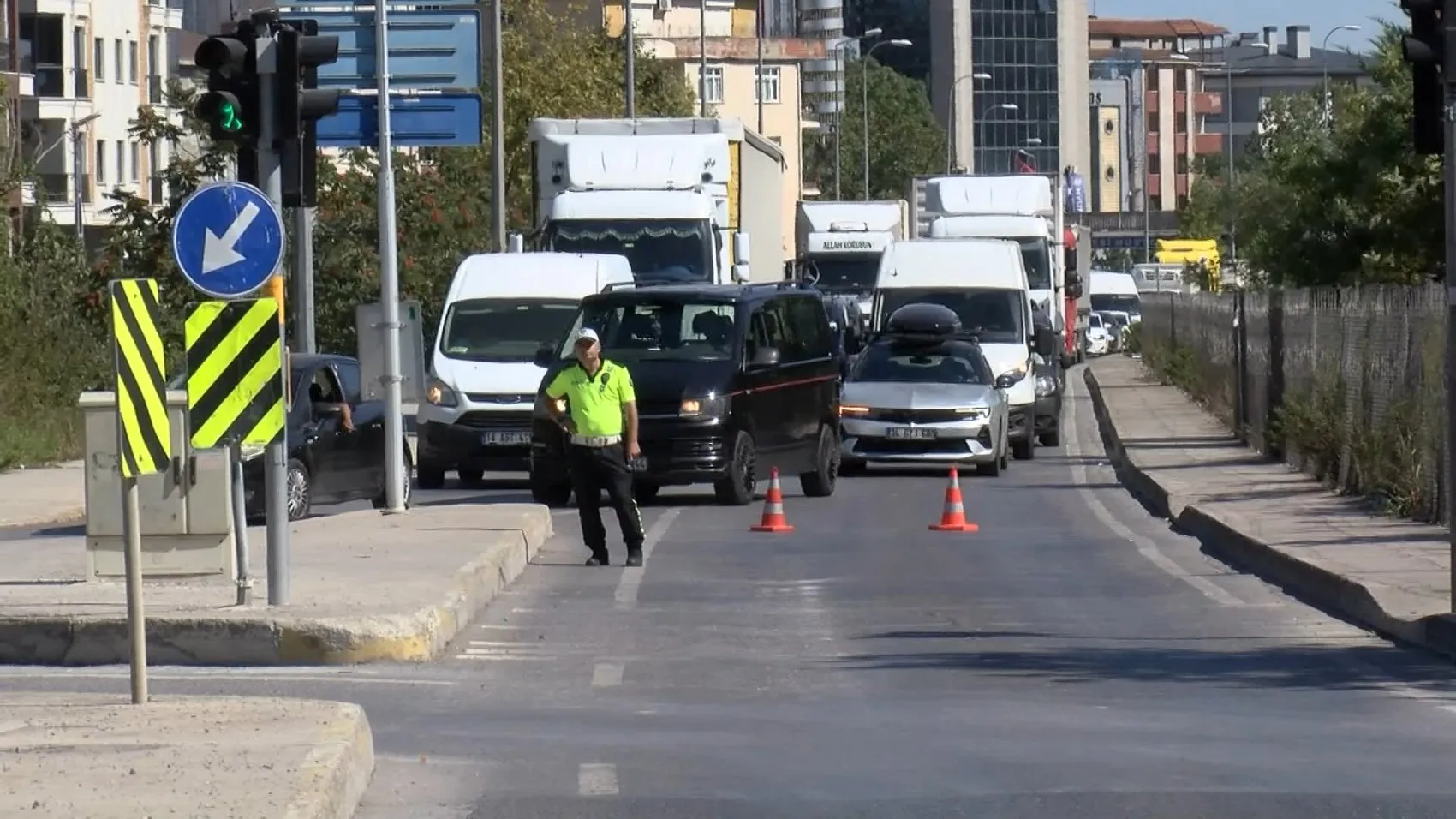Sancaktepe'de dehşet anları: Beton pompası ortalığı birbirine kattı